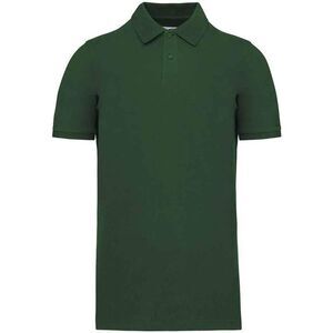 Kariban Mens Pique Natural Polo Shirt / Forest Green